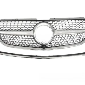 Mercedes Vito W447 2014-2019 - Přední maska DIAMOND STYLE stříbrná s chromem Must-Have