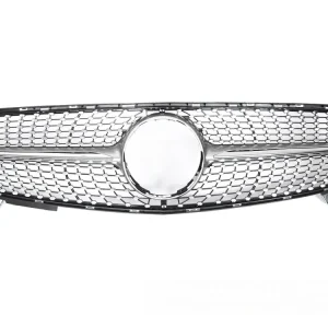 Mercedes W176 2015-2018 - Přední maska DIAMOND STYL stříbrná s chromem Sezónní Sleva