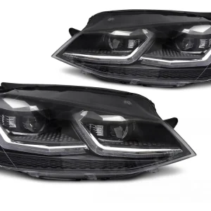 Výprodej Volkswagen Golf VII 2013-2017 - Přední LED světla stříbrná SEQ