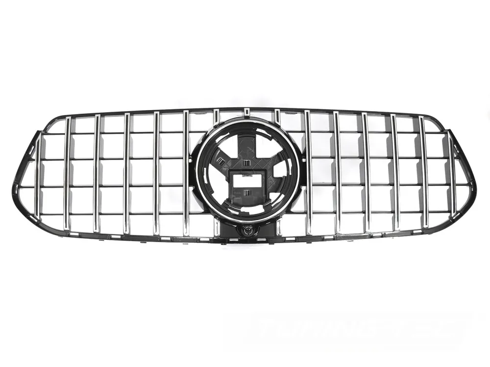 Výhodná Nabídka Mercedes GLE W167 / C167 2019-2023 - Přední maska GT STYLE černá lesklá s chromem