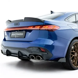 Cenová Bomba Audi S5 B10 Sedan/Avant, "Street Pro" boční difuzory pod zadní nárazník s křidélky, Maxton Design