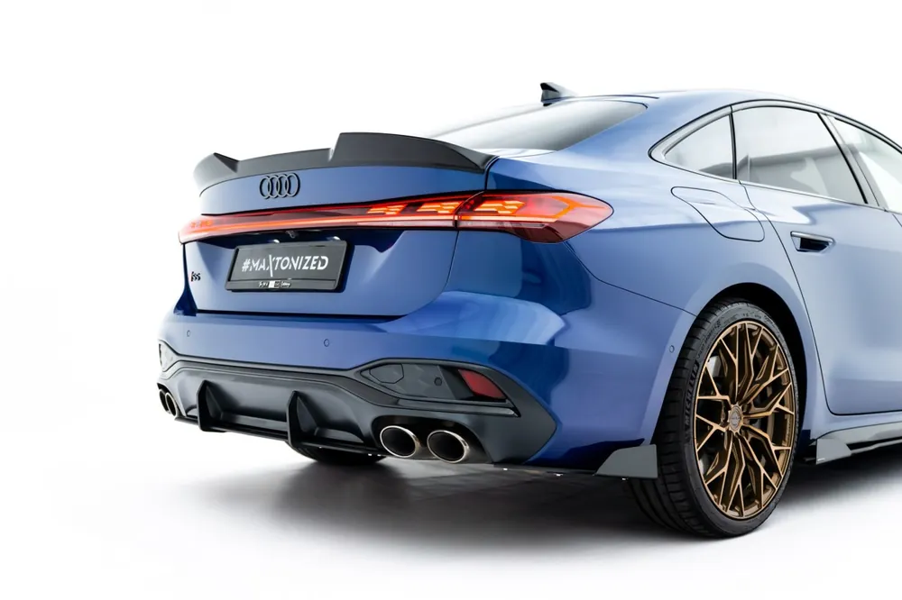 Cenová Bomba Audi S5 B10 Sedan/Avant, "Street Pro" boční difuzory pod zadní nárazník s křidélky, Maxton Design
