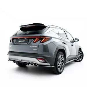 Hyundai Tucson Mk4 Facelift, spoiler pod zadní nárazník s žebrováním, Maxton design Akční Cena