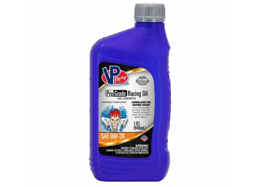 Super Cena Plně syntetický závodní motorový olej SAE 0W-20 VP Racing Pro Grade 946ml