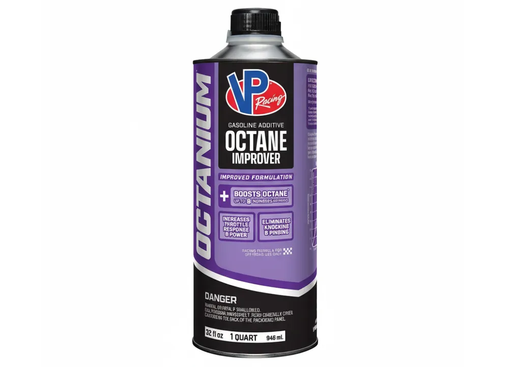 Aditivum do benzinu pro zvýšení oktanového čísla až o 8 jednotek VP Racing Octanium® 946ml Kup Teď