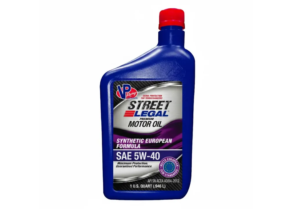 Plně syntetický motorový olej 5W-40 VP Racing Street Legal 946ml Cenově Výhodný