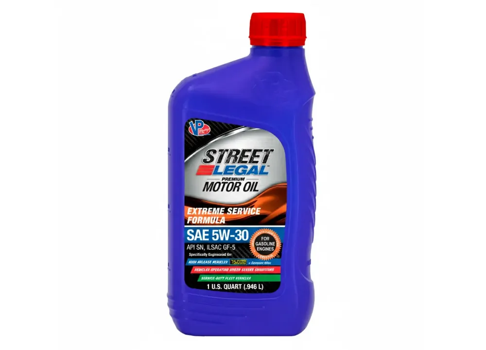 Polosyntetický motorový olej 5W-30 VP Racing Street Legal 946ml Poslední Šance