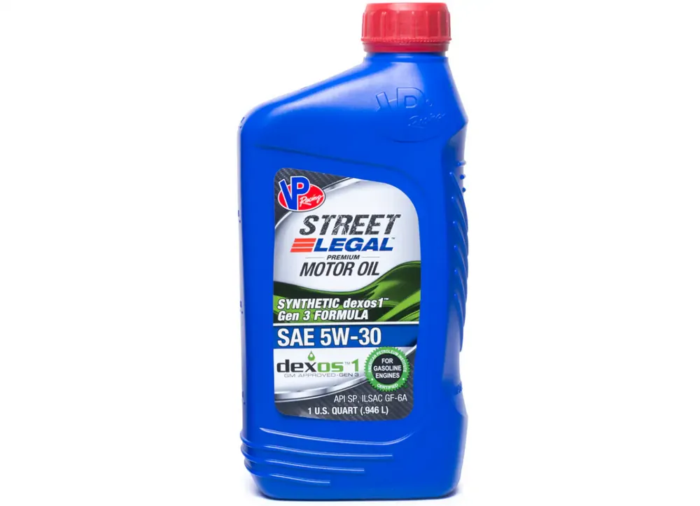 Nízká Cena Plně syntetický motorový olej 5W-30 Dexos 1 VP Racing Street Legal 946ml